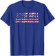 Raise Hell Eat Cornbread Redneck Southern July 4 USA Flag T-Shirt - T-Shirt | Royal