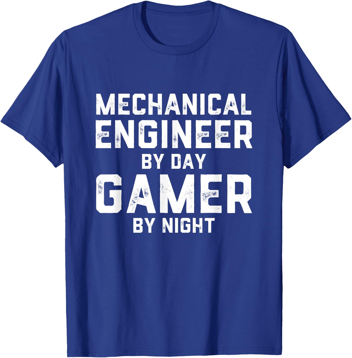 Mechanical Engineer by Day Gamer by Night Meme for Engineers T-Shirt - T-Shirt | Royal
