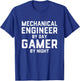 Mechanical Engineer by Day Gamer by Night Meme for Engineers T-Shirt - T-Shirt | Royal