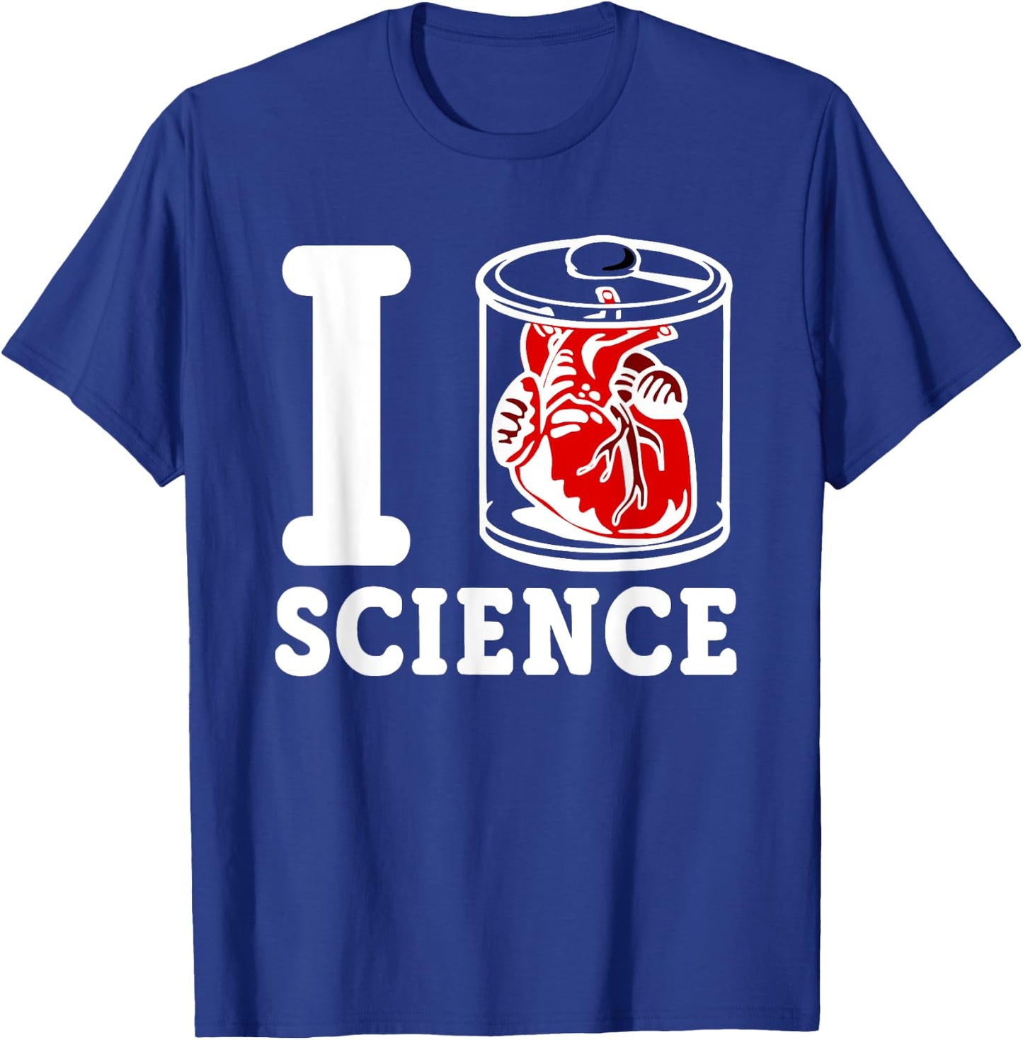 I Heart Science - I Love Science T-Shirt - T-Shirt | Royal