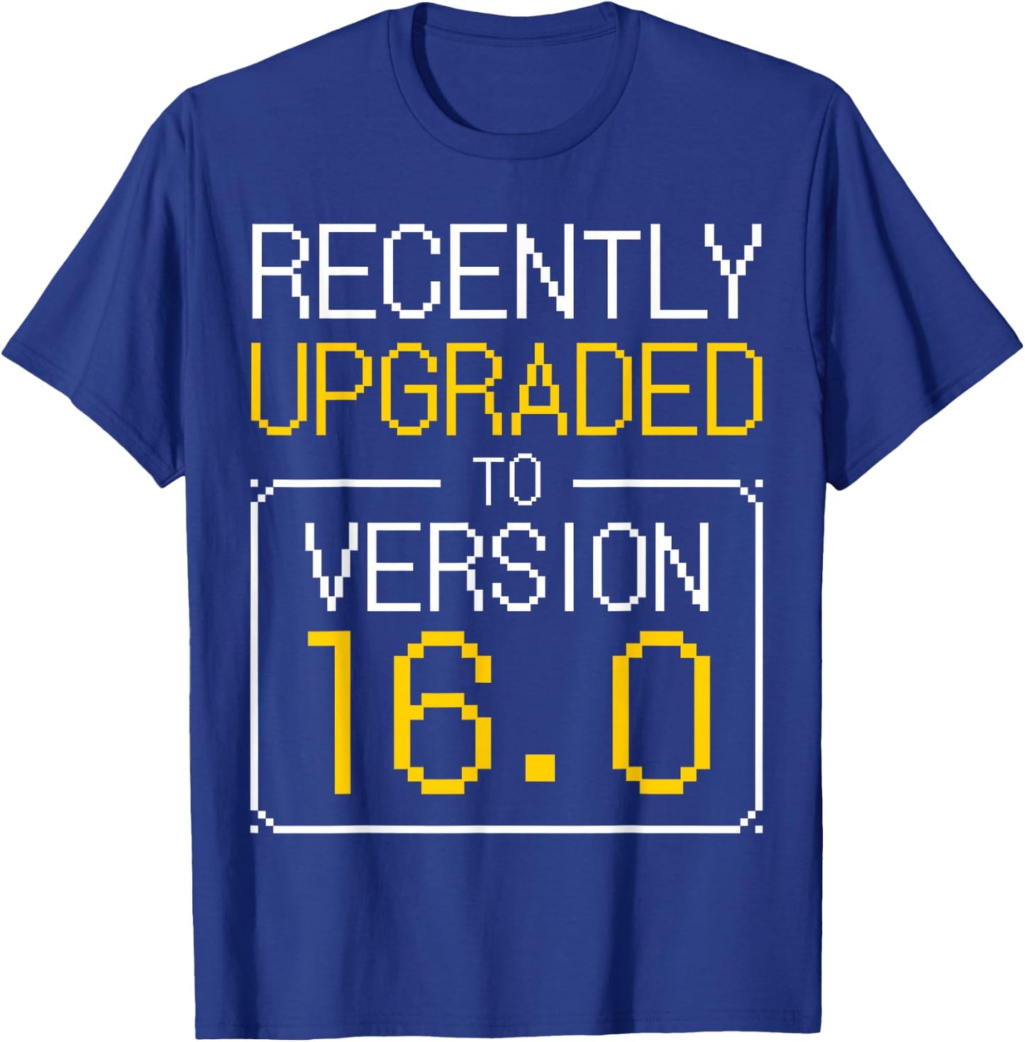 Gamer 16th Birthday I Programmer 16 Years Old I Version 16.0 T-Shirt - T-Shirt | Royal