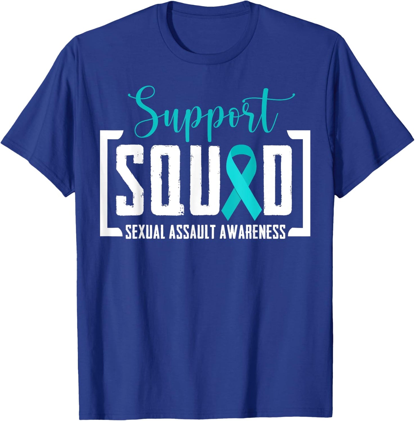 Support Squad Sexual Assault Awareness Month Support Victim T-Shirt - T-Shirt | Royal