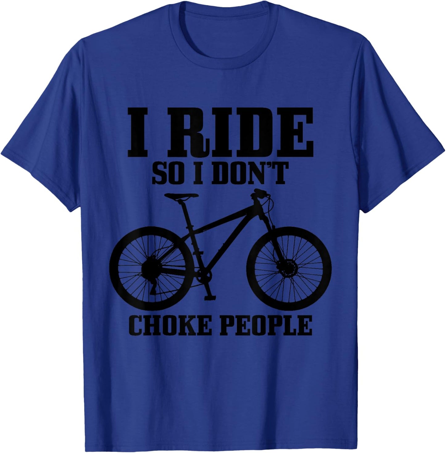 Mountain Bike Funny MTB Bicycle Cycling Mountain Biker T-Shirt - T-Shirt | Royal