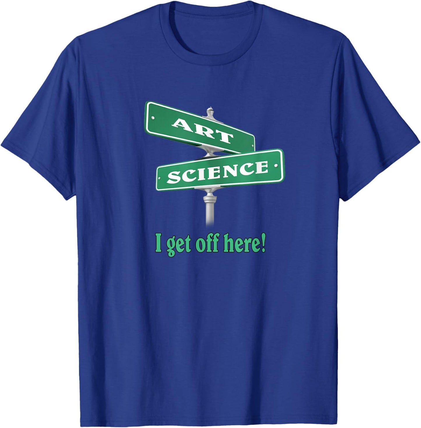 Intersection of Art and Science T-Shirt - T-Shirt | Royal