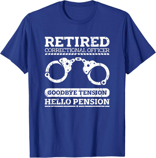 Retired correctional officer goodbye tension hello pension