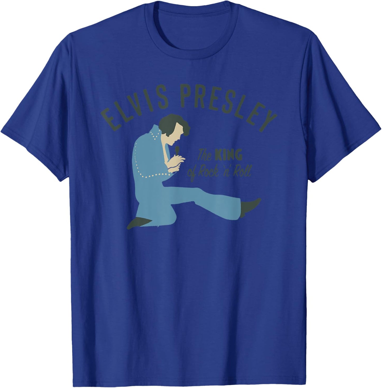 Elvis Presley Official Elvis King Illustration T-Shirt - T-Shirt | Royal