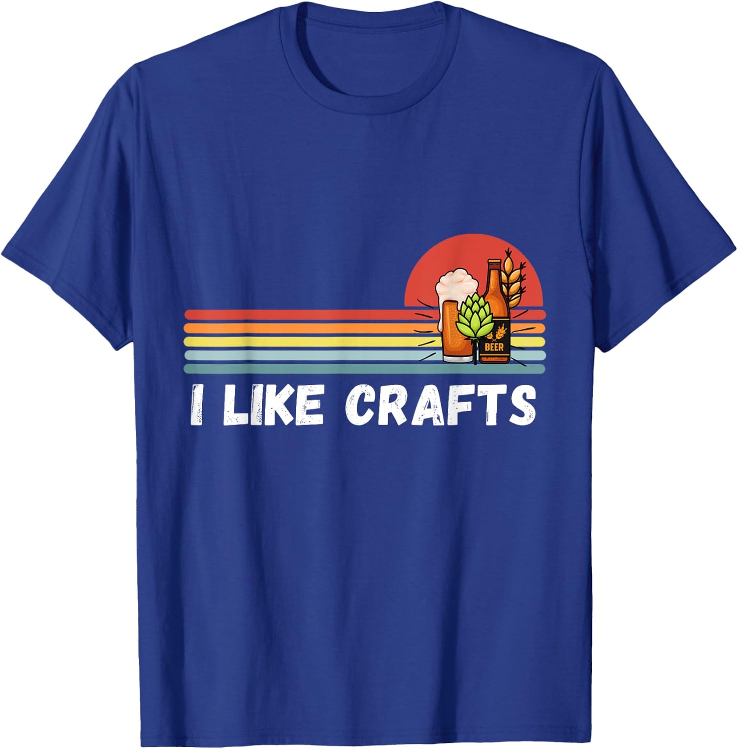 I Like Crafts Craft Beer Shirts Women Vintage T-Shirt - T-Shirt | Royal