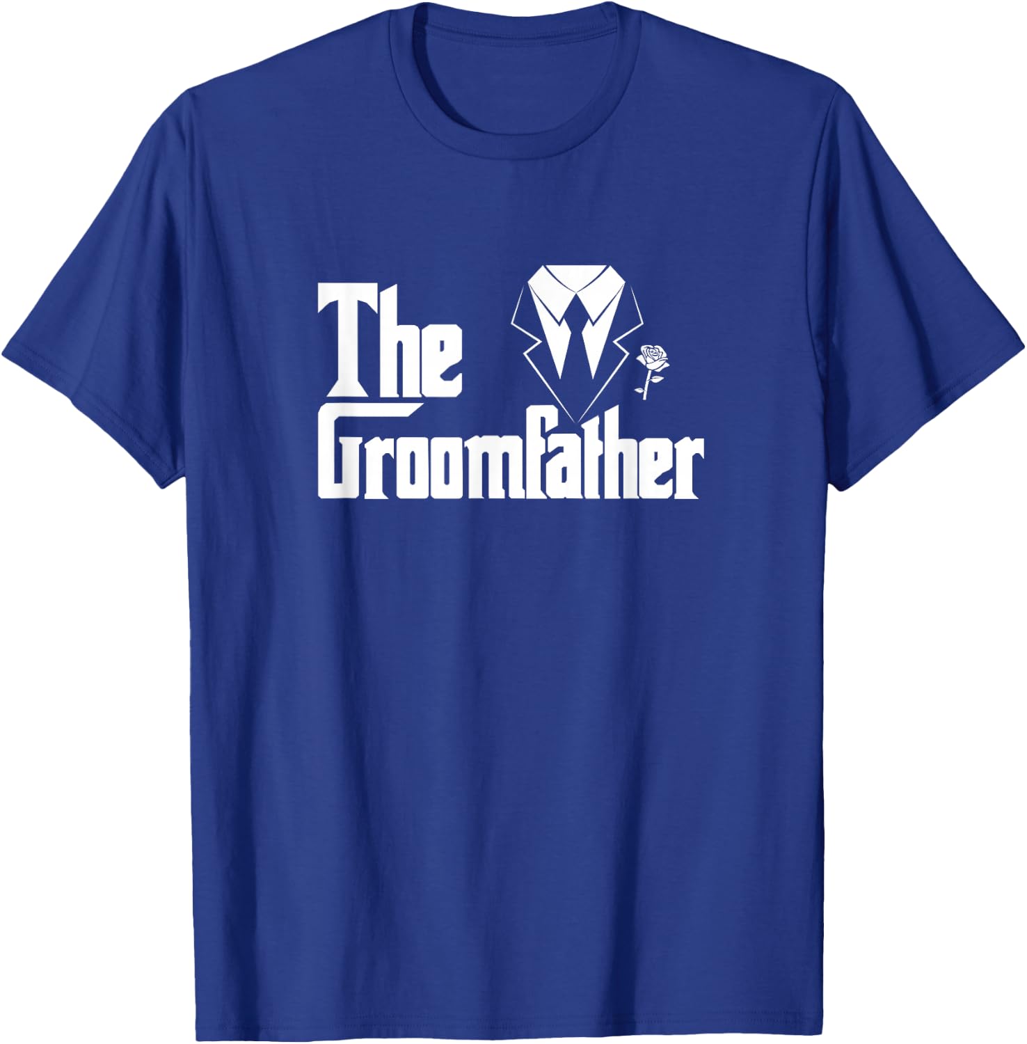 The Groomfather Father of the Groom Wedding Matching Family T-Shirt - T-Shirt | Royal