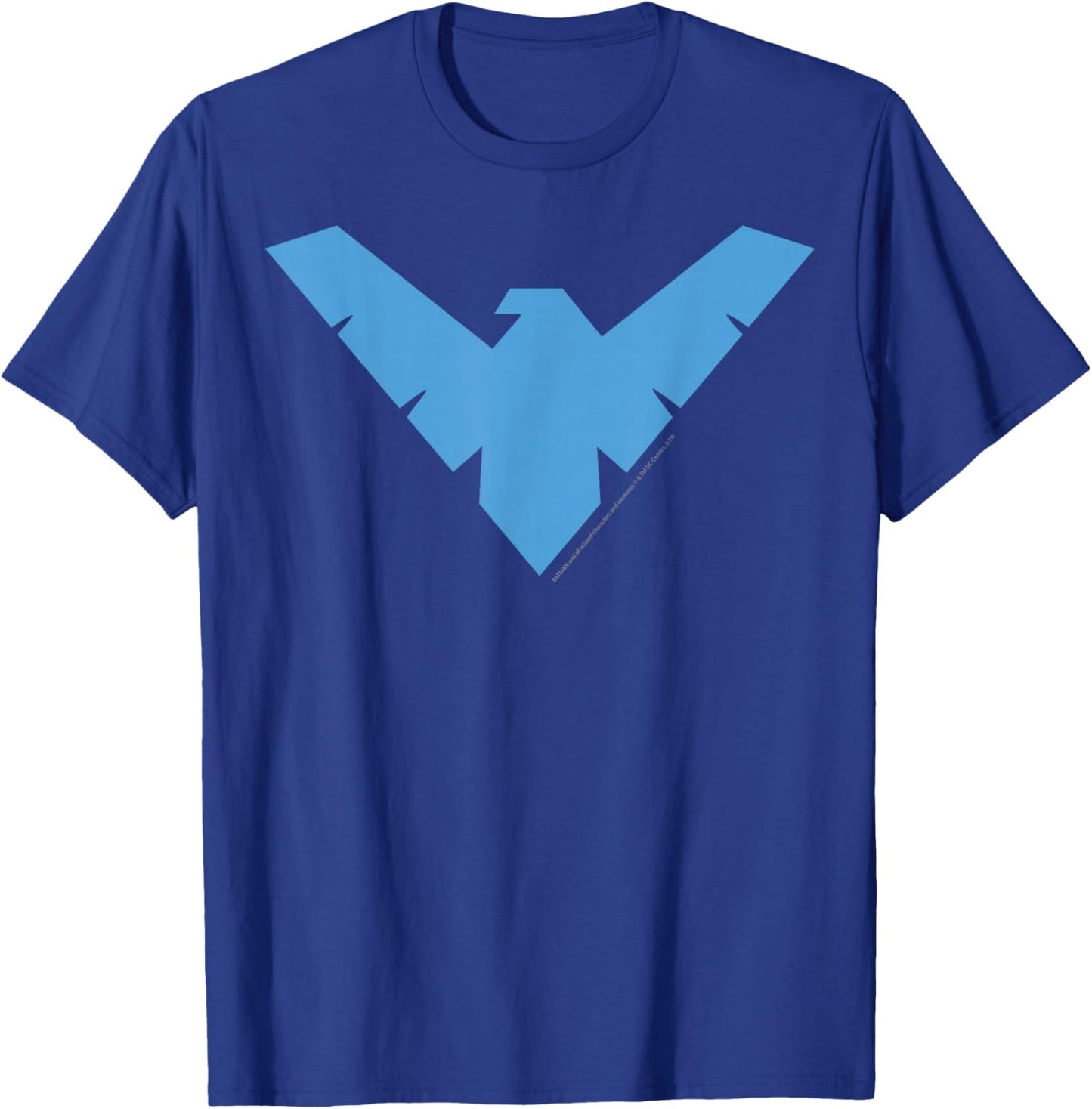 DC Comics Nightwing Classic Superhero Blue Logo T-Shirt - T-Shirt | Royal