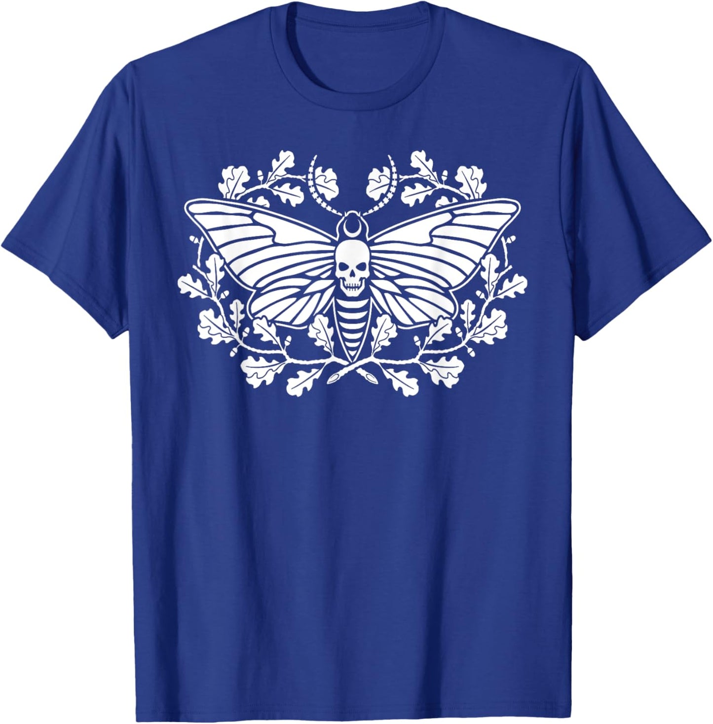 Death's Head Hawk Moth Folkloric Wiccan Nature Witch T-Shirt - T-Shirt | Royal