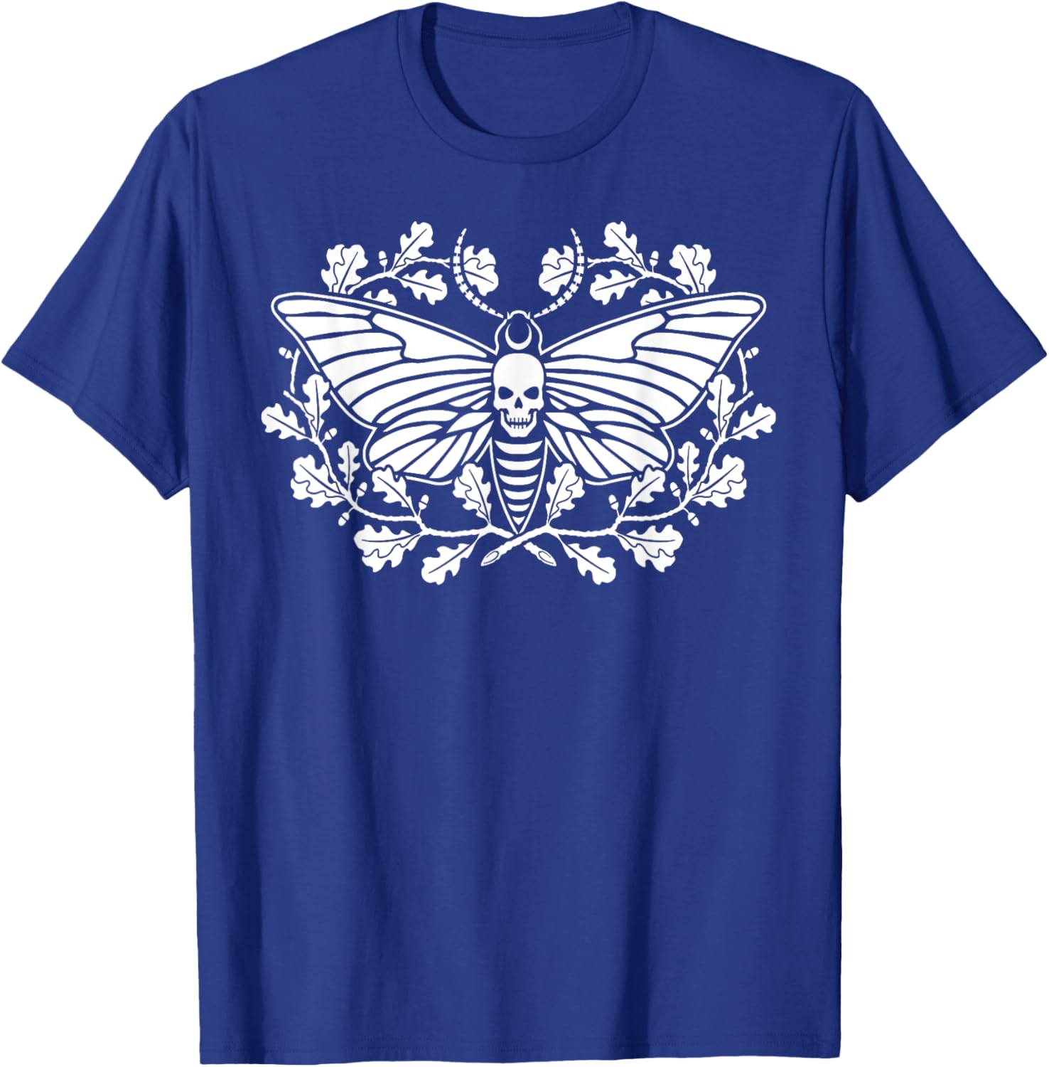Death's Head Hawk Moth Folkloric Wiccan Nature Witch T-Shirt - T-Shirt | Royal