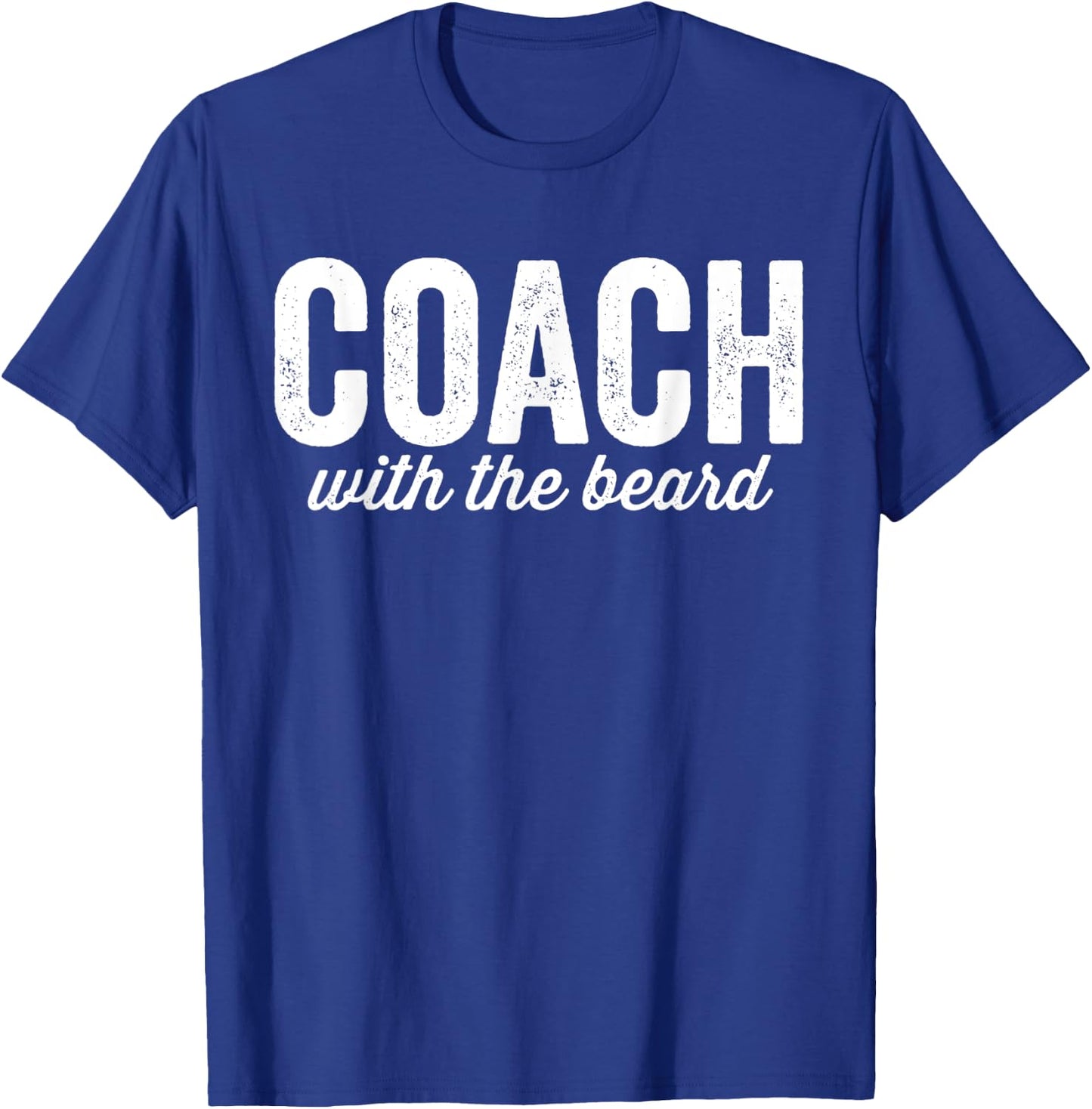 Dibs on The Coach with the Beard Funny Matching Couples T-Shirt - T-Shirt | Royal