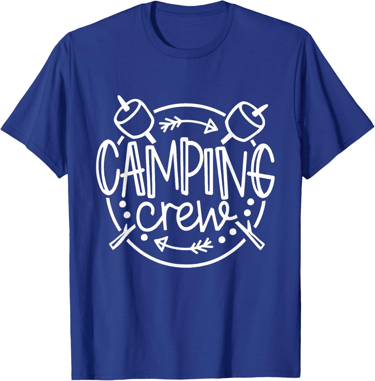 Camping Matching Shirts for Family Camper Group Camping Crew T-Shirt - T-Shirt | Royal