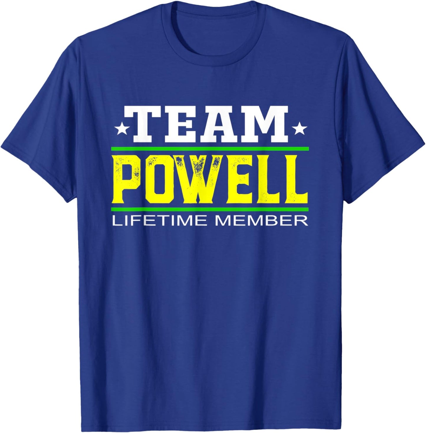 Team Powell Lifetime Member Surname Last Name Tree Reunion T-Shirt - T-Shirt | Royal