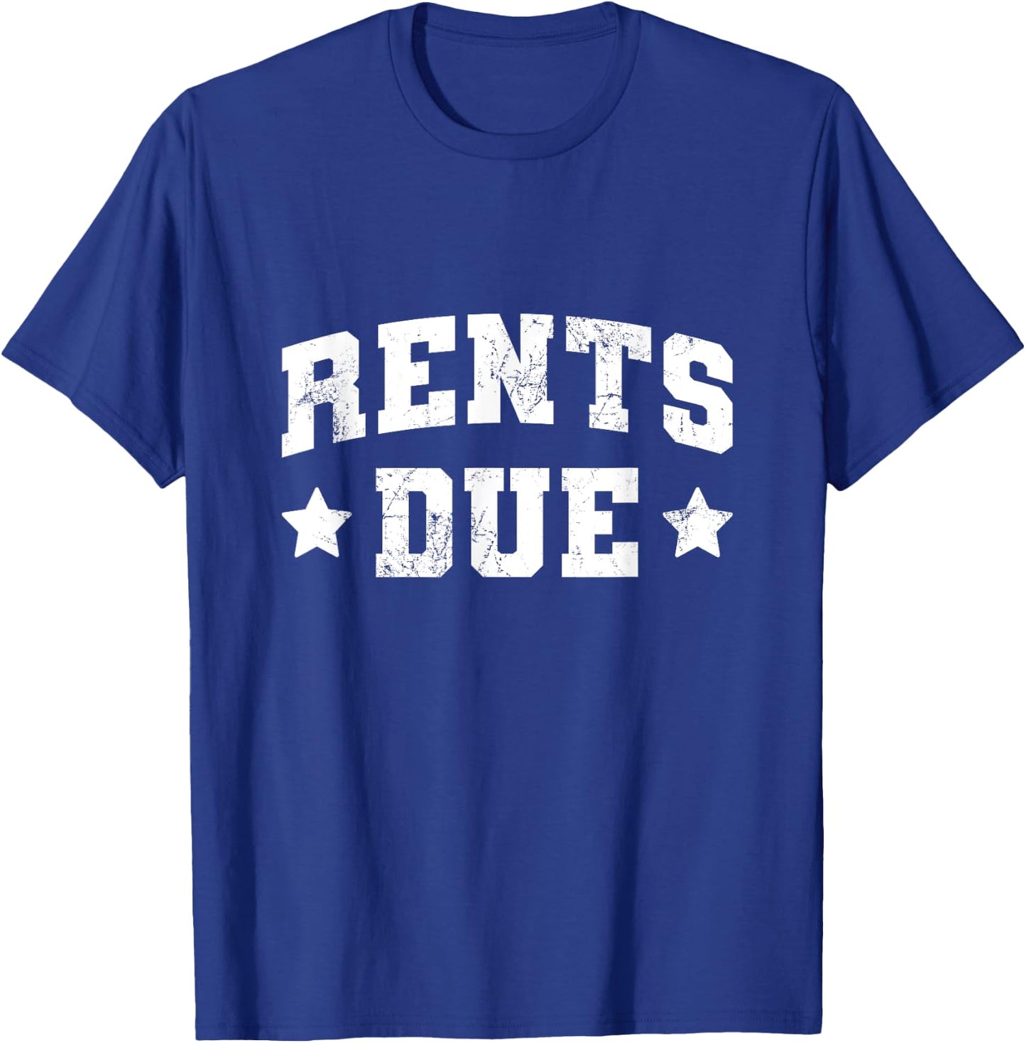 Funny Workout Rents Due Gym Weight Lifting Bodybuilding T-Shirt - T-Shirt | Royal