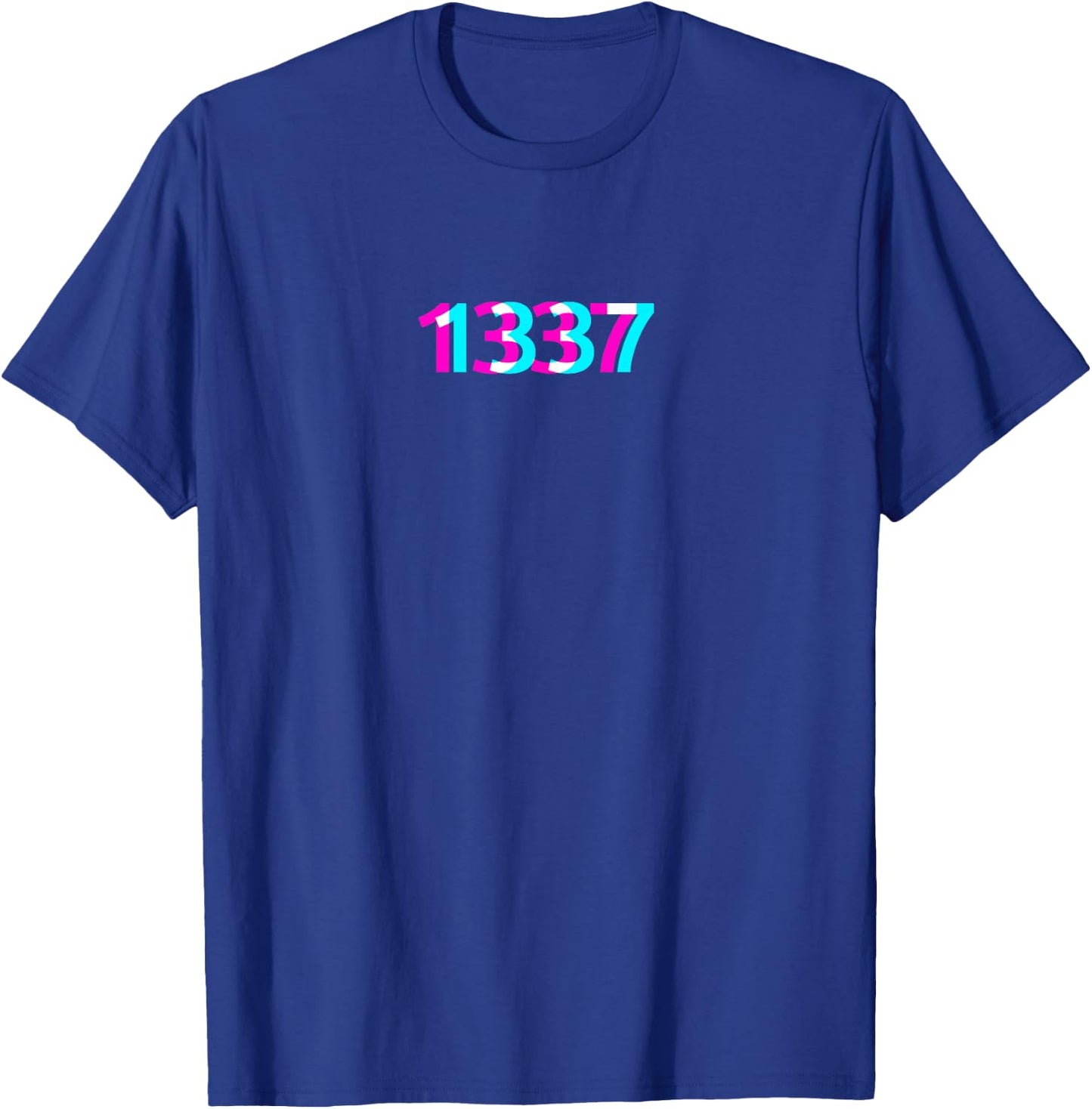 1337 - Programmer Coder Nerd Geek Hacker Gamer Gift T-Shirt - T-Shirt | Royal