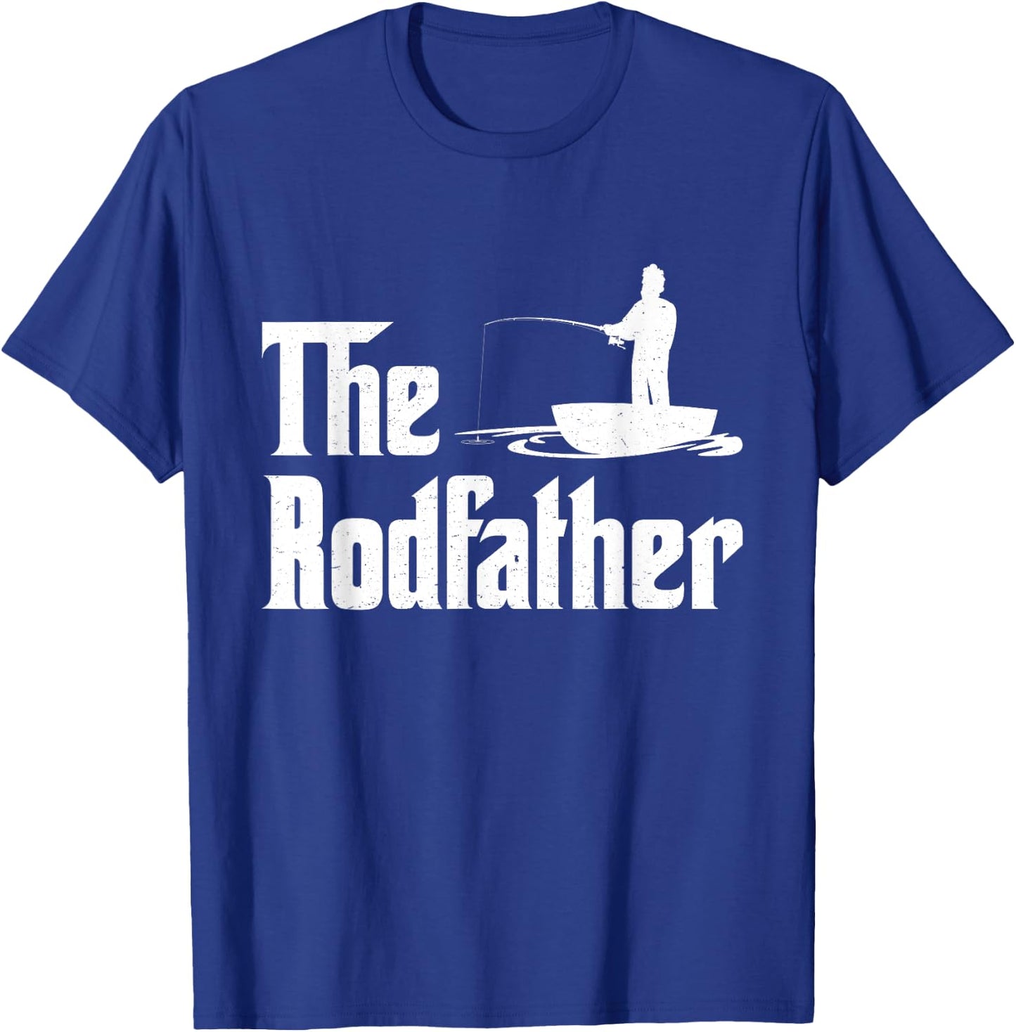 The Rodfather Funny Fishing for Fisherman Gift T-Shirt - T-Shirt | Royal