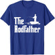 The Rodfather Funny Fishing for Fisherman Gift T-Shirt - T-Shirt | Royal