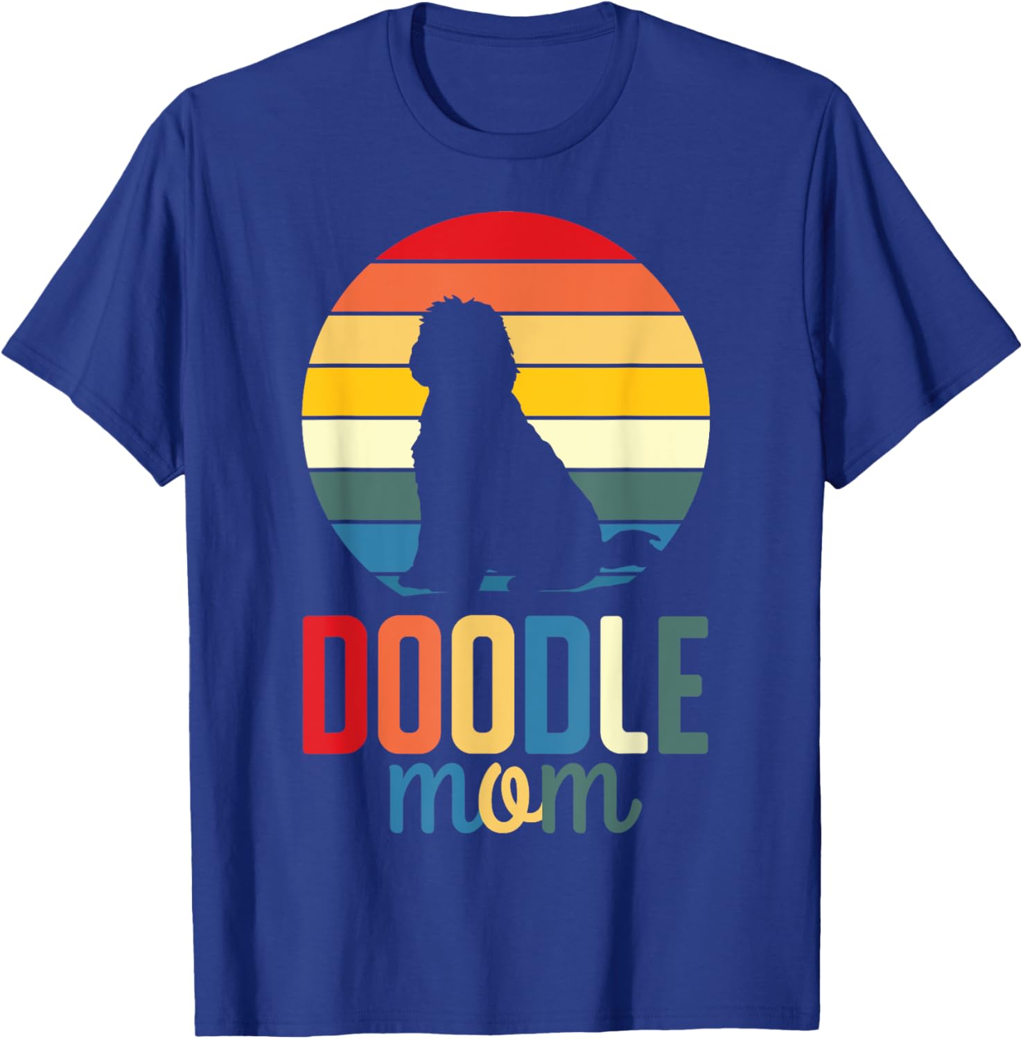 Vintage Doodle Mama Mama - Aussie Doodle & Goldendoodle T-Shirt - T-Shirt | Royal