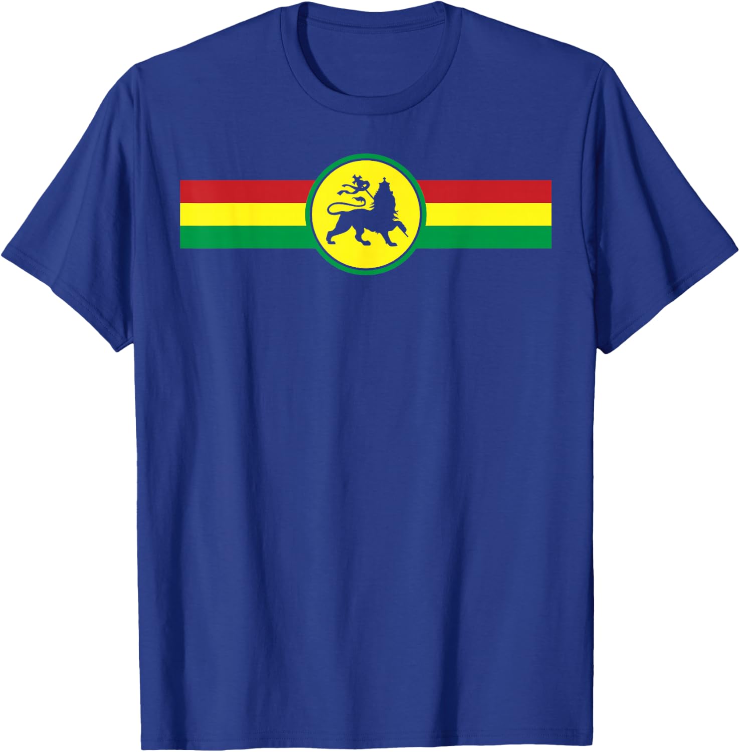 Lion of Judah Judah Rasta Rastafari Reggae T-Shirt - T-Shirt | Royal