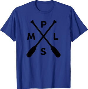 Minneapolis Minnesota Twin Cities 10,000 Lakes T-Shirt - T-Shirt | Royal