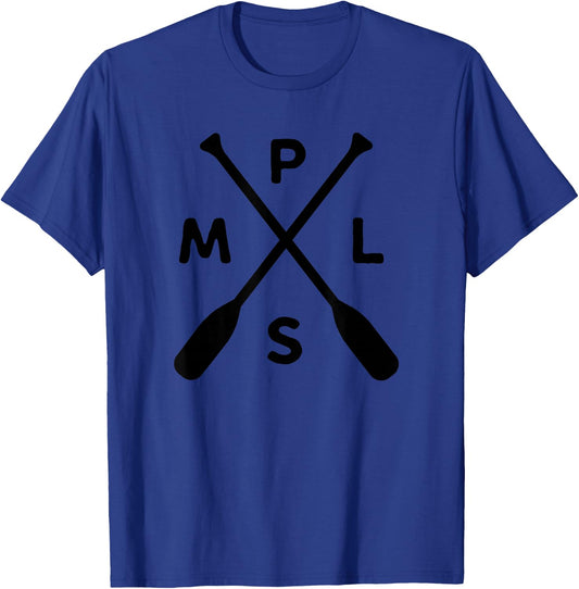 Minneapolis Minnesota Twin Cities 10,000 Lakes T-Shirt - T-Shirt | Royal