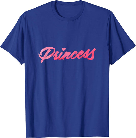 Princess Girl with Heart T-Shirt - T-Shirt | Royal