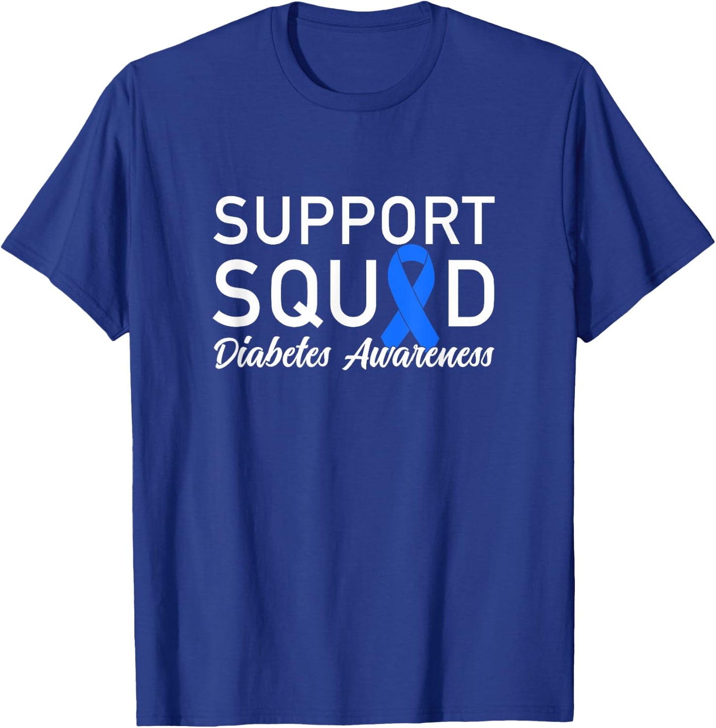 In November We Wear Blue Support Squad T-Shirt - T-Shirt | Royal