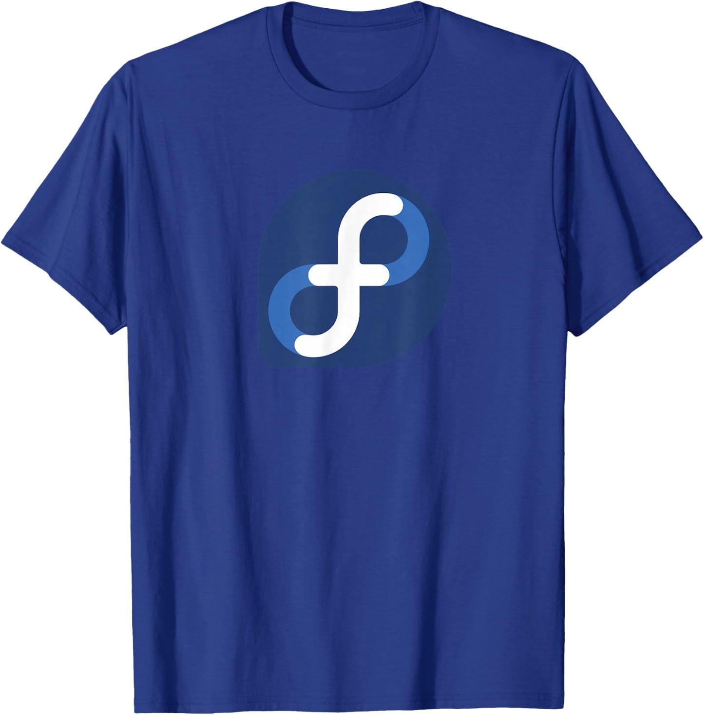 Linux Fedora lover tagline & Logo Open Source Os T-Shirt - T-Shirt | Royal