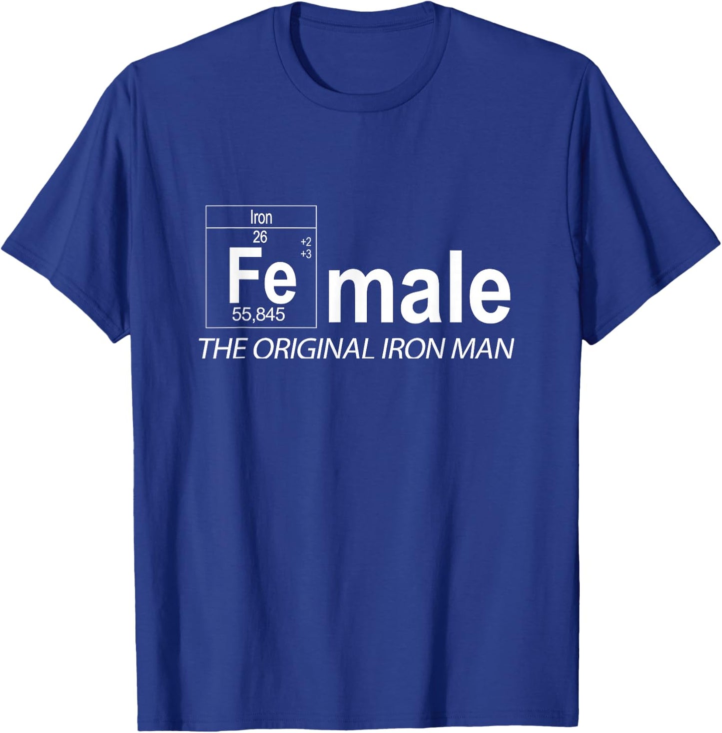 Female The Original Iron Man T-Shirt - T-Shirt | Royal