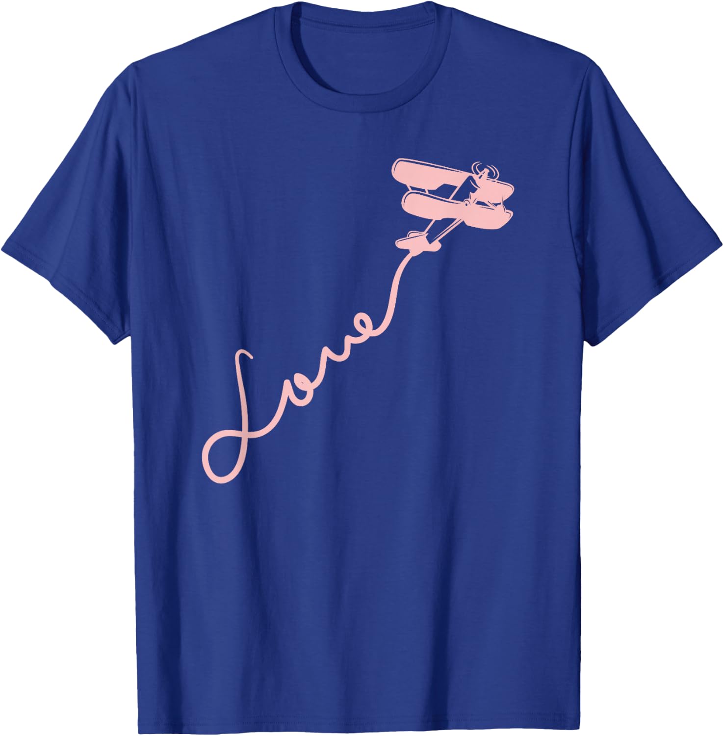 Female Pilot Gift Shirt Love Aviation And Flying T-Shirt - T-Shirt | Royal