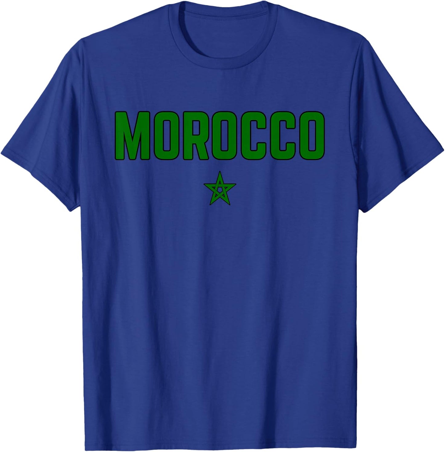 MOROCCO Flag | Men Women Kids | MOROCCO T-Shirt - T-Shirt | Royal