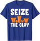 Funny Pottery Gift Women Cool Ceramic Clay Pottery T-Shirt - T-Shirt | Royal