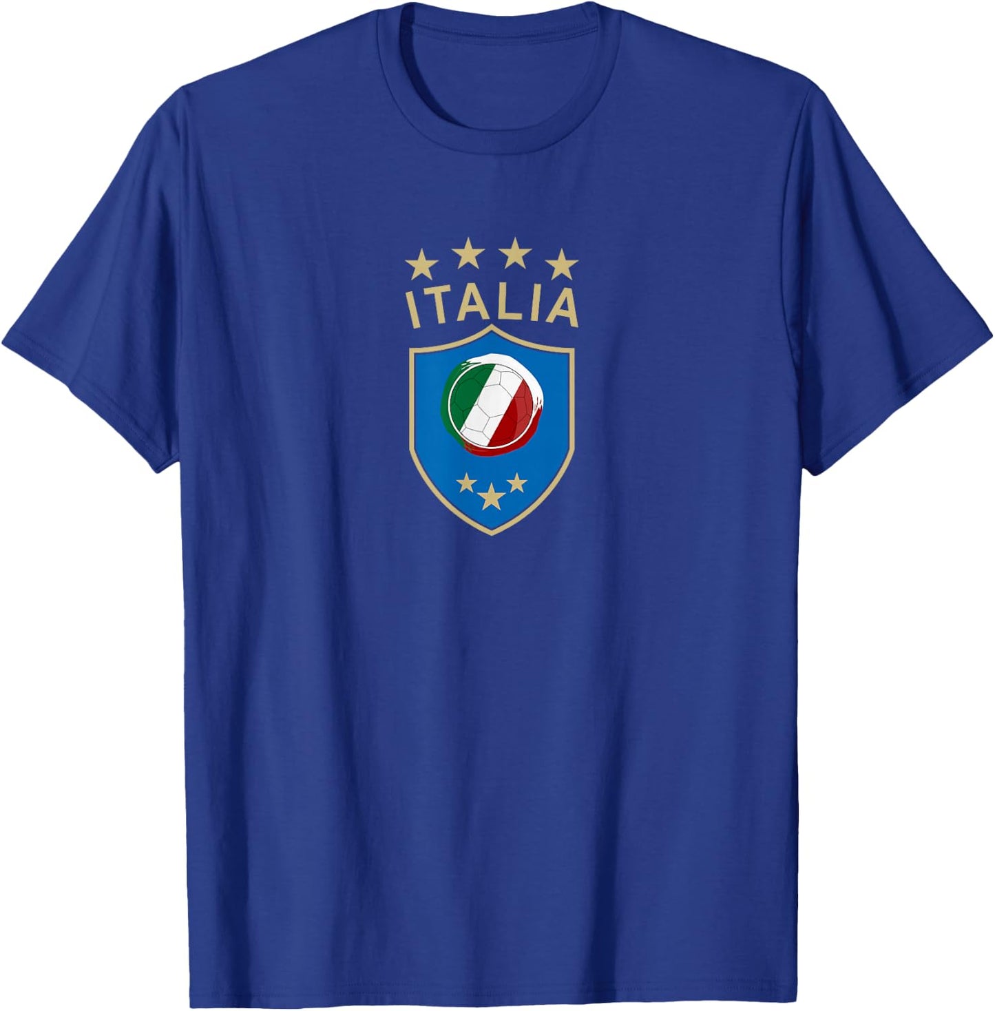 Italy Soccer - Italian Italia Flag Football Player T-Shirt - T-Shirt | Royal