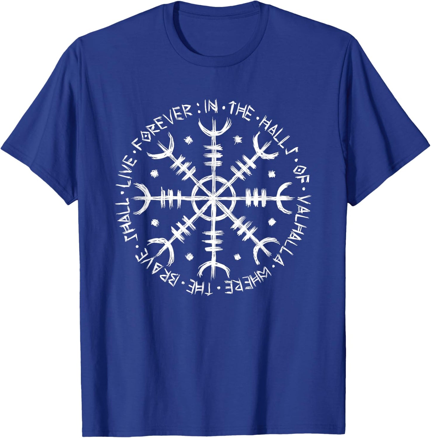 Helm Of Awe - Viking Symbol - Icelandic Culture T-Shirt - T-Shirt | Royal