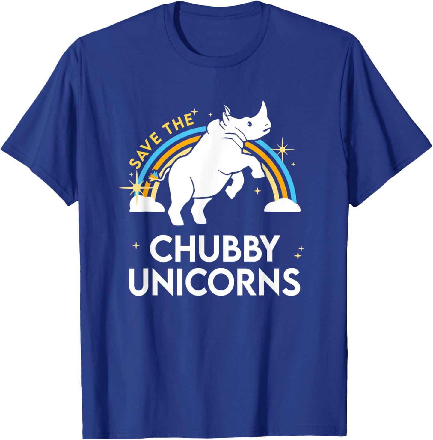 Save The Chubby Unicorns T-Shirt - T-Shirt | Royal