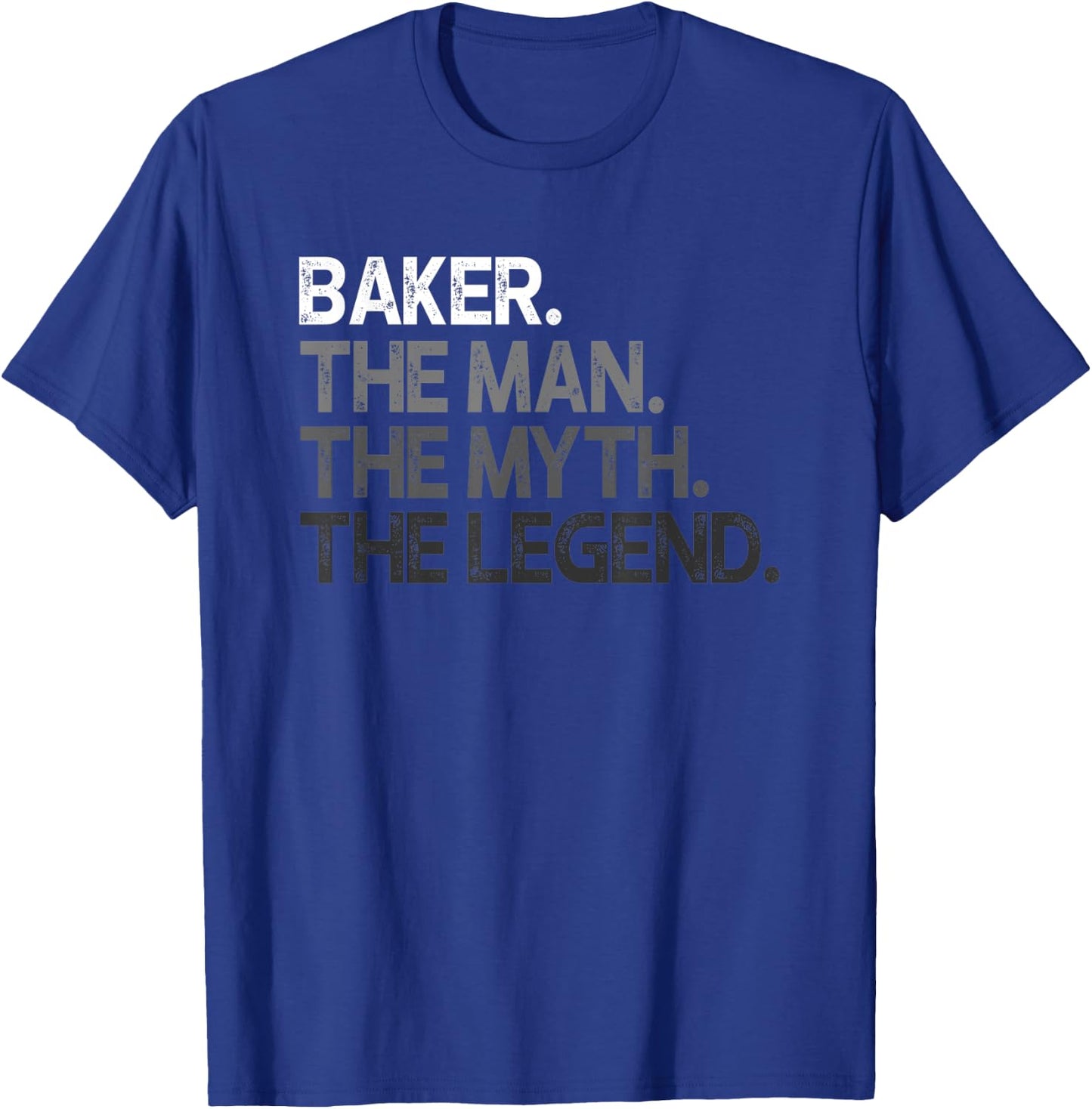 Baker Gift Man Myth The Legend T-Shirt - T-Shirt | Royal