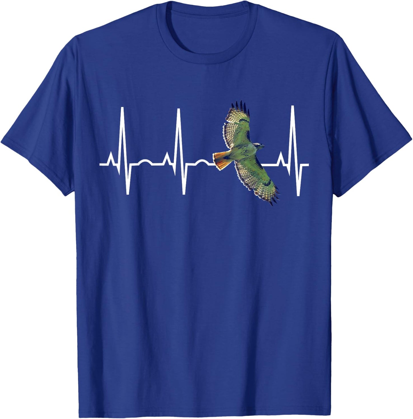 Red Tail Hawk Heartbeat - Best Buteo T-Shirt - T-Shirt | Royal