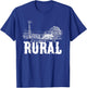 Keepin' It Rural Country | Country Farm Tractor T-Shirt - T-Shirt | Royal