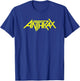 Anthrax – Anthrax Yellow Logo T-Shirt - T-Shirt | Royal