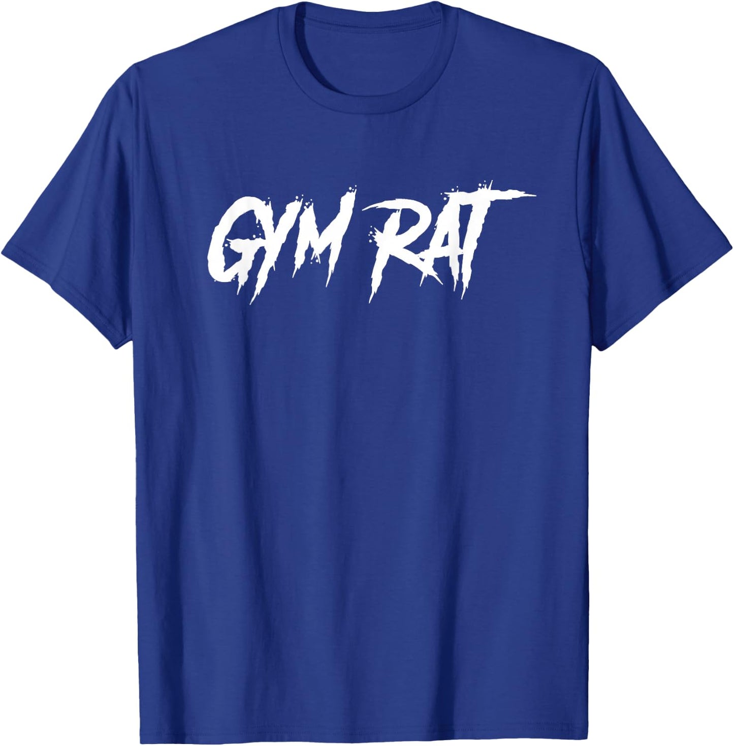 Gym Rat Gifts Men Essential Clothes Hustle Fitness Graffiti T-Shirt - T-Shirt | Royal