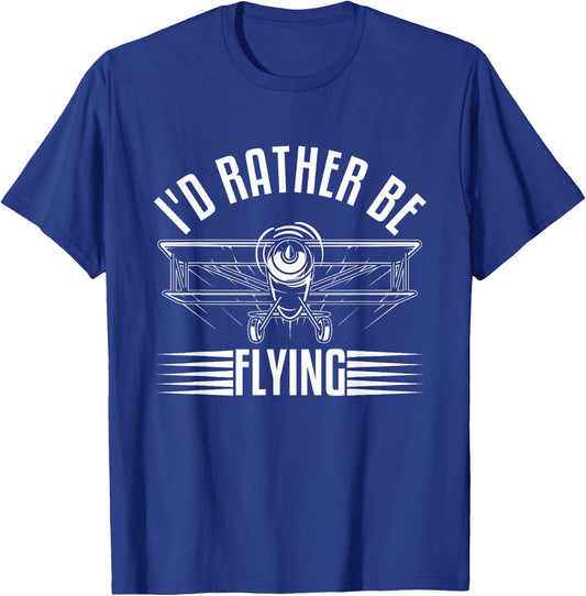 Funny Pilot Design Women Aviation Airplane Pilot T-Shirt - T-Shirt | Royal