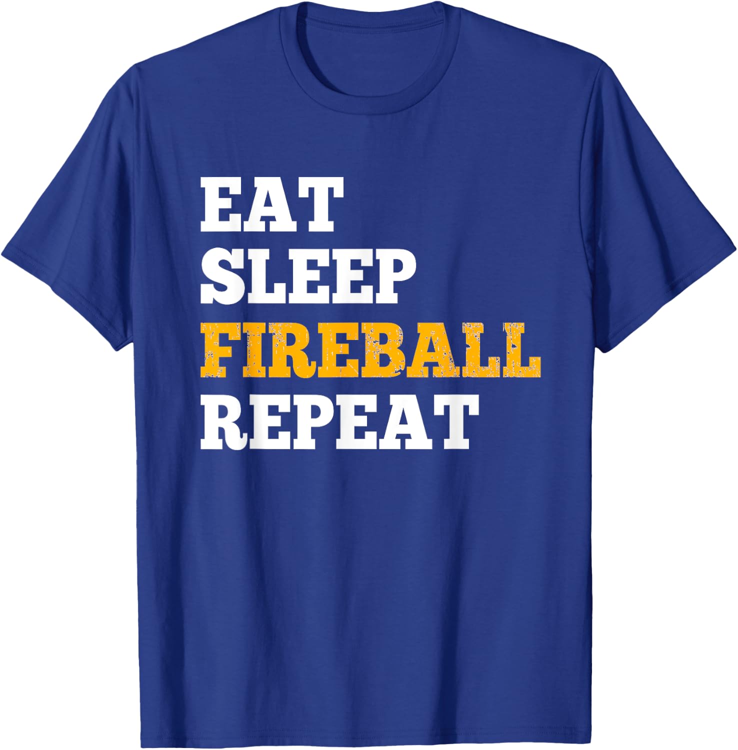 Eat Sleep Fireball Repeat - Shirt for RPG Gamers T-Shirt - T-Shirt | Royal