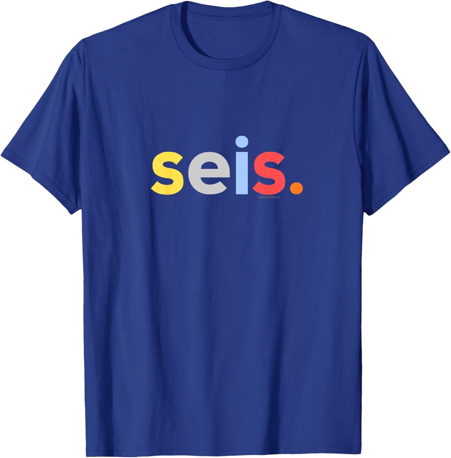 Kids 6th Birthday Shirt Boy 6 Year Old Seis Anos | Spanish Ideas T-Shirt - T-Shirt | Royal