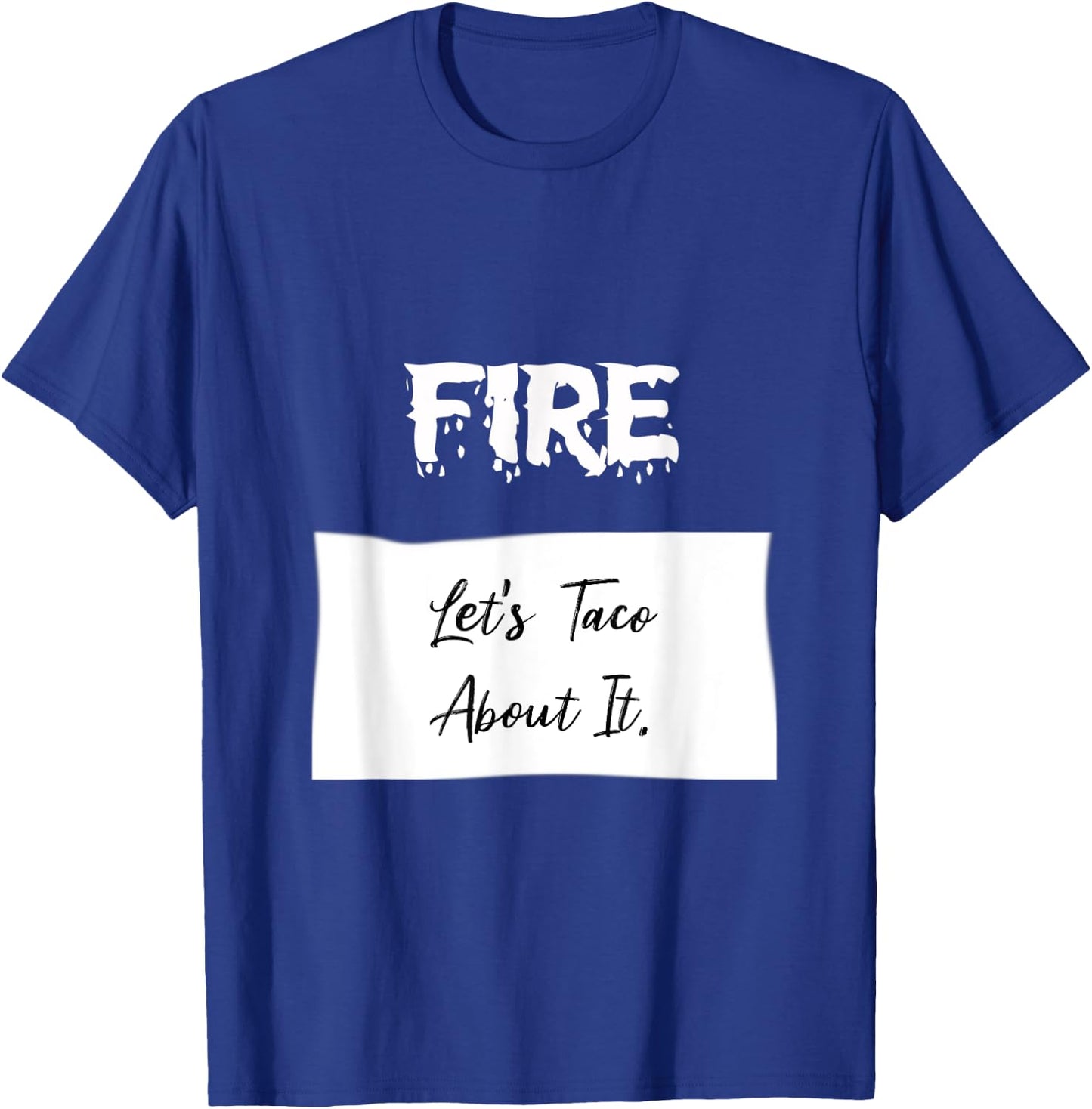 Sauce Packet Costume Funny Fire Taco Hot Sauce T-Shirt - T-Shirt | Royal