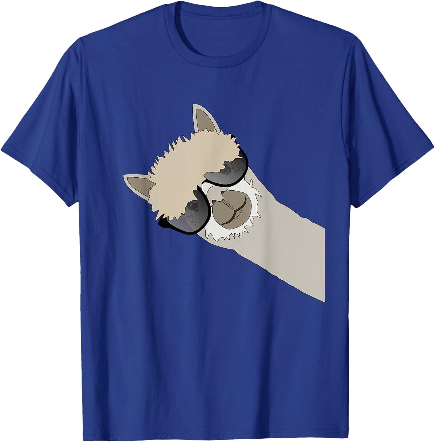 Alpaca Llama Gift Funny Cool Llama Deco T-Shirt - T-Shirt | Royal