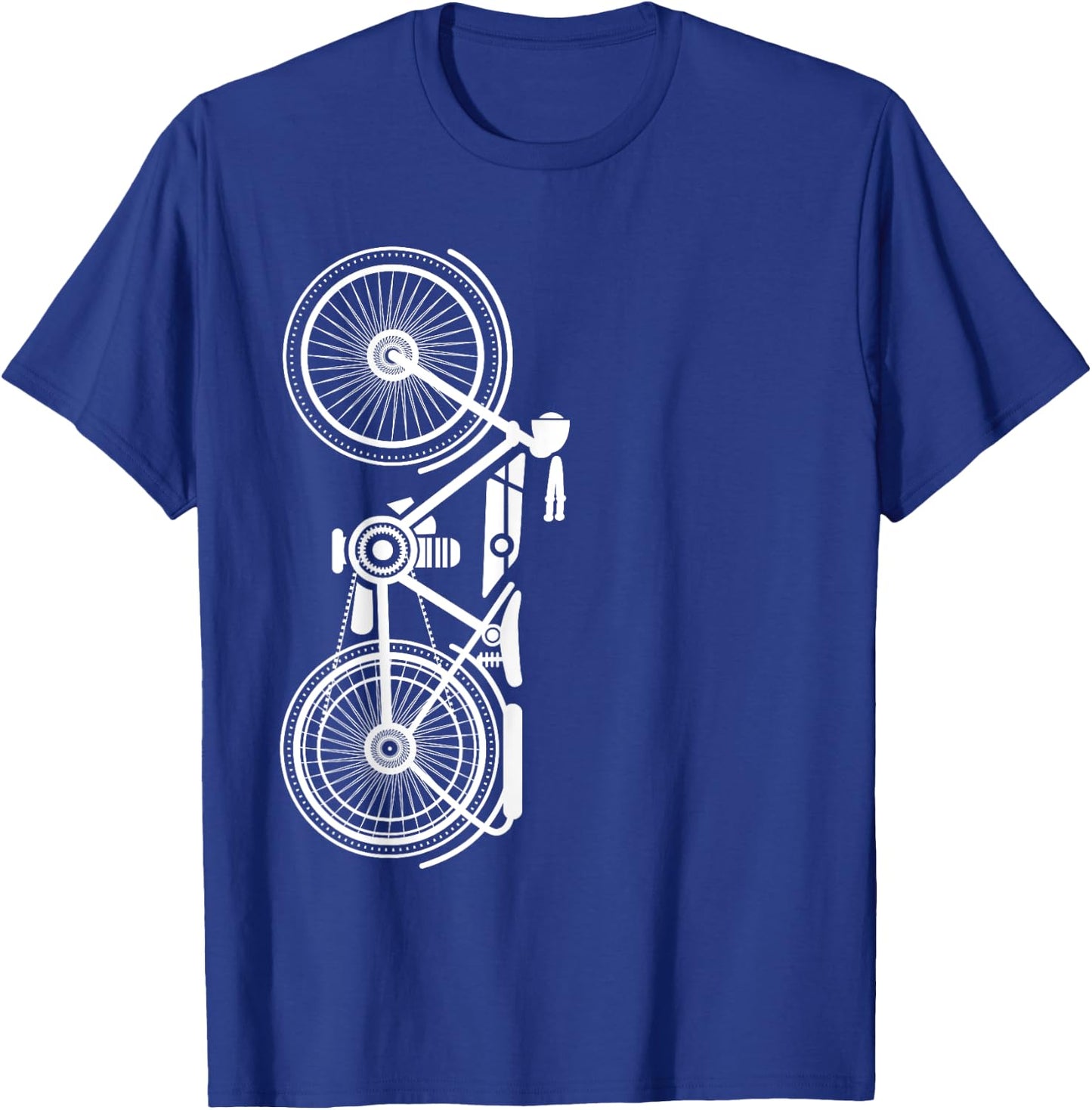 Vintage Motorcycle Unique Upright Design Riders T-Shirt - T-Shirt | Royal