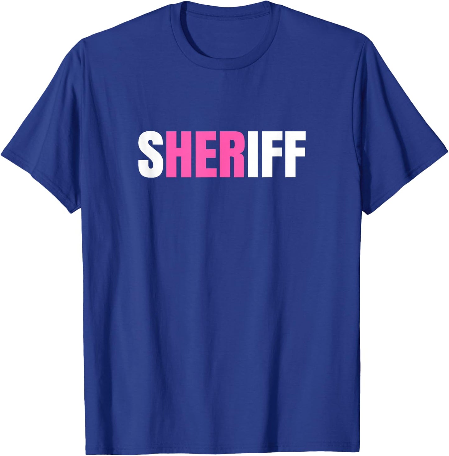 Sheriff Female Law Enforcement T-Shirt - T-Shirt | Royal