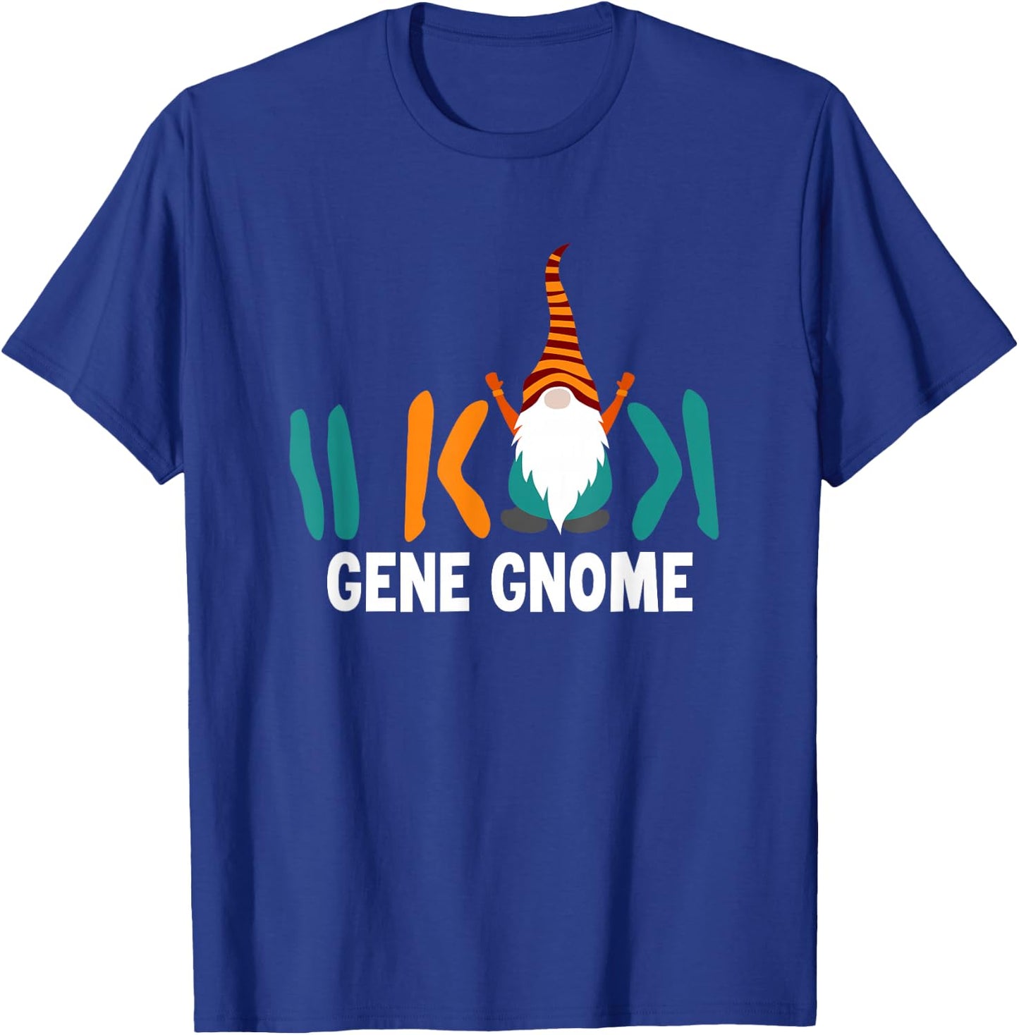 Science Funny Gene Gnome T-Shirt - T-Shirt | Royal