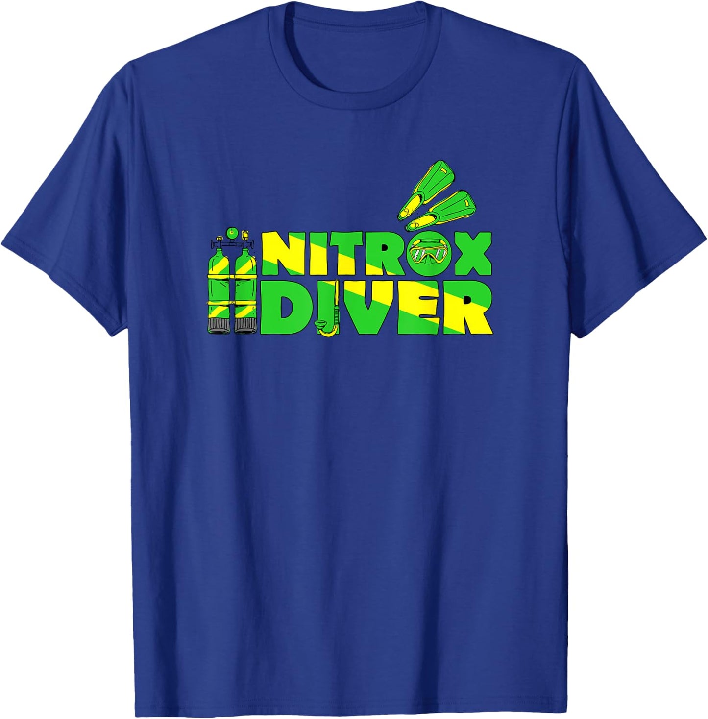 Nitrox Diver Shirt - Scuba Diving Shirt Gifts T-Shirt - T-Shirt | Royal